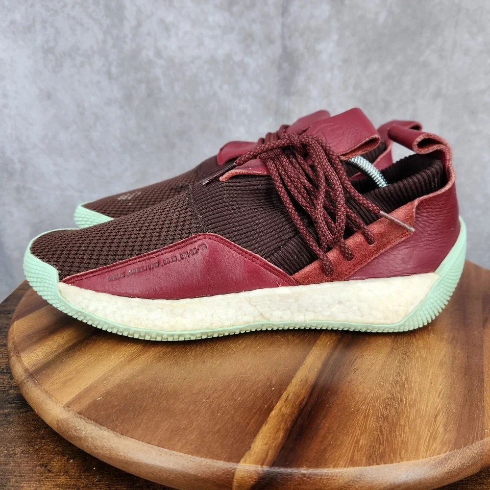 Adidas James Harden LS 2 Basketball‎ Shoes Mens 10.5 Maroon Mint Sneakers CG6277